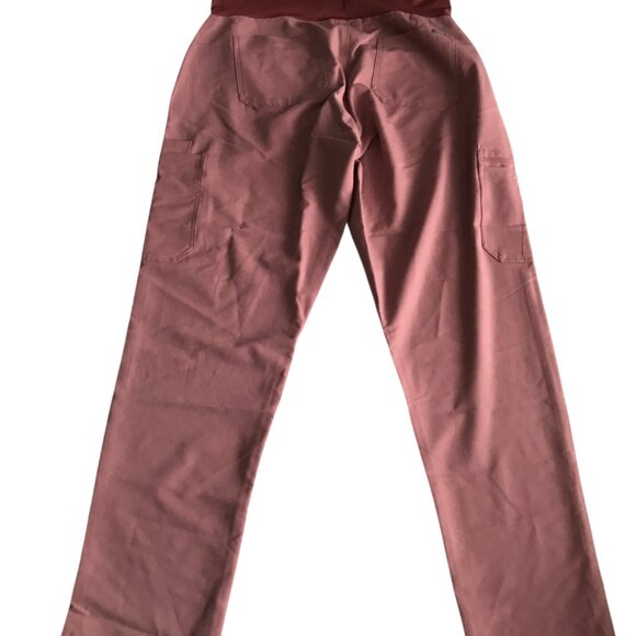 FIGS Yola Maternity Scrub Pants 2.0 X-Large XL Mineral Mauve Pink - Picture 2 of 5